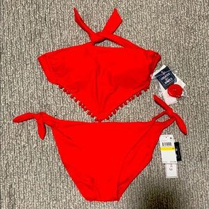 Bohemian Scarlett Red Bathing Suit